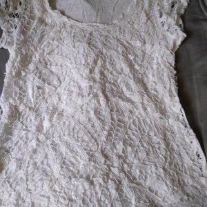 Battenburgh lace tee